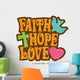 1970s Vintage Christian T-shirt Wall Decal