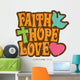 1970s Vintage Christian T-shirt Wall Decal