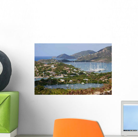 Yachts Falmouth Bay Wall Decal