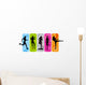 Fitness Silhouettes Set Wall Decal