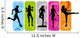 Fitness Silhouettes Set Wall Decal