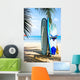 Surf Boards Beach Wall Decal