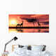 Family of Giraffes Wall Mural