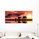 Family of Elephants Wall Mural