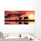 Family of Elephants Wall Mural