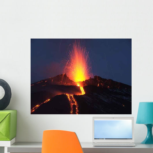 Eruption Etna Wall Decal Design 2