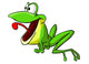 Frog With Open Mouth Wall Decal