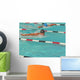 Competitive Swimmer Wall Mural