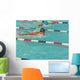 Competitive Swimmer Wall Mural