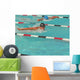 Competitive Swimmer Wall Mural