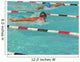 Competitive Swimmer Wall Mural