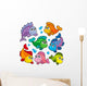 Various Cute Fishes Collection 2 Wall Decal