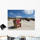 Lonely Beach Chair Wall Decal