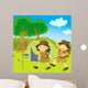 boy and girl scout Wall Mural