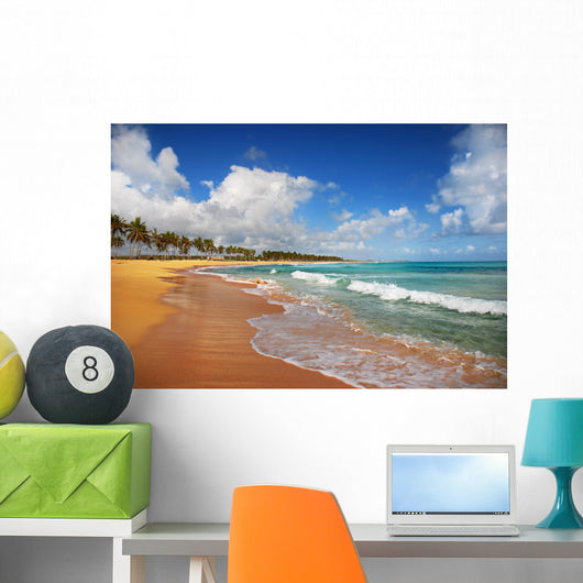 Exotic Beach in Punta cana Wall Mural