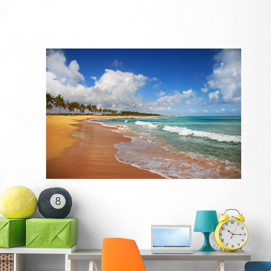 Exotic Beach in Punta cana Wall Mural