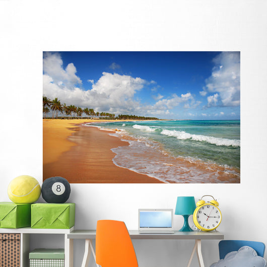 Exotic Beach in Punta cana Wall Mural