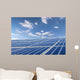 Solar Panels With Sky Wall Mural