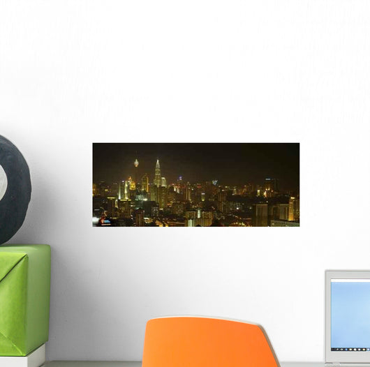 Kuala Lumpur Nightscape 01 Wall Decal