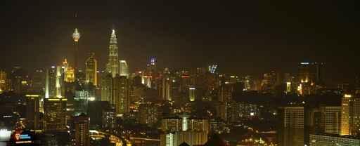 Kuala Lumpur Nightscape 01 Wall Decal