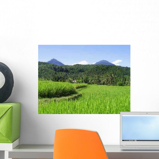 Reisfelder Bali Wall Decal Design 3