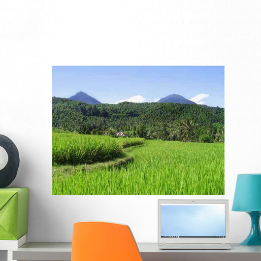Reisfelder Bali Wall Decal Design 3