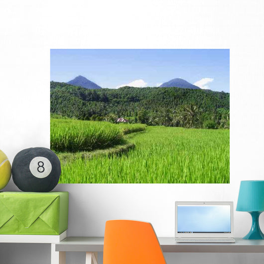 Reisfelder Bali Wall Decal Design 3