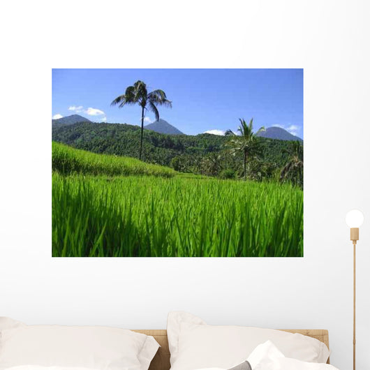 Reisfelder Bali Wall Decal Design 2