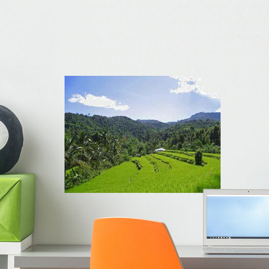 Reisfelder Bali Wall Decal Design 1