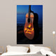 Fireside Guitar Wall Mural