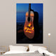 Fireside Guitar Wall Mural