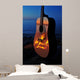 Fireside Guitar Wall Mural