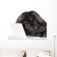 Chimpanzee playing with a laptop Wall Decal