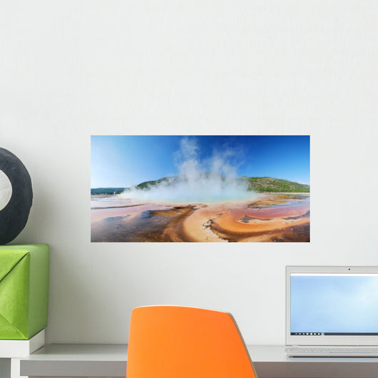 Grand Prismatic Spring Yellowstone Wall Mural Wallmonkeys