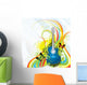 Colour music Wall Mural