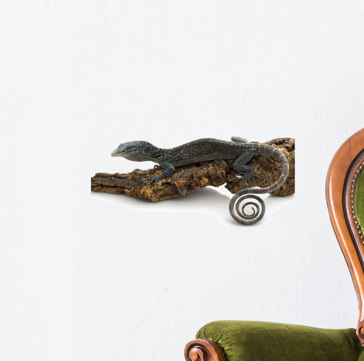 Blue Tree Monitor Lizard Wall Decal