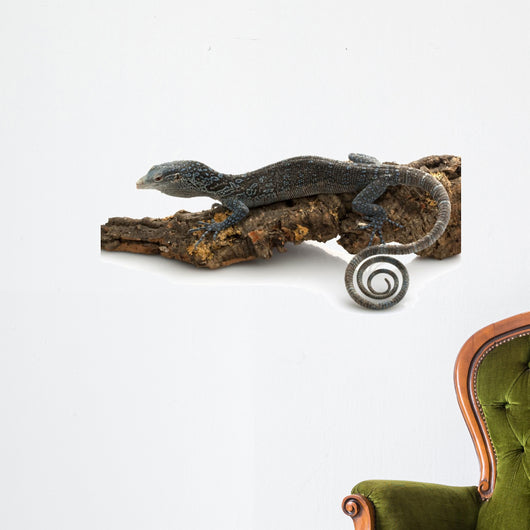 Blue Tree Monitor Lizard Wall Decal