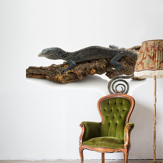 Blue Tree Monitor Lizard Wall Decal