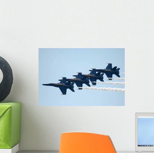 Navy Blue Angels Flight Wall Decal