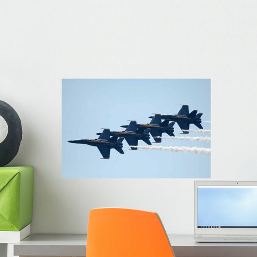 Navy Blue Angels Flight Wall Decal