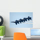 Navy Blue Angels Flight Wall Decal