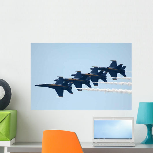 Navy Blue Angels Flight Wall Decal