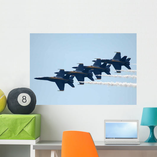 Navy Blue Angels Flight Wall Decal