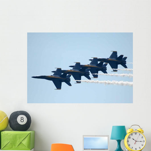 Navy Blue Angels Flight Wall Decal