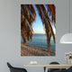 Palm Tree on a Beach at Sunset Wall Mural