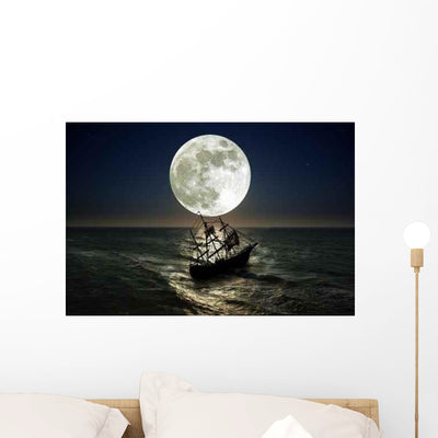 Storm Wall Decal Design 2 shown on a wall