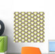 Seamless Retro Circles Wall Decal