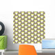 Seamless Retro Circles Wall Decal