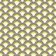 Seamless Retro Circles Wall Decal
