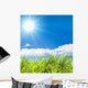 fresh green  grass Wall Mural